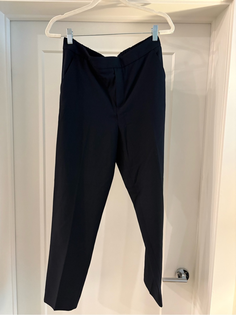 Women’s Navy Dress Pants - Classic Tailored Trousers
